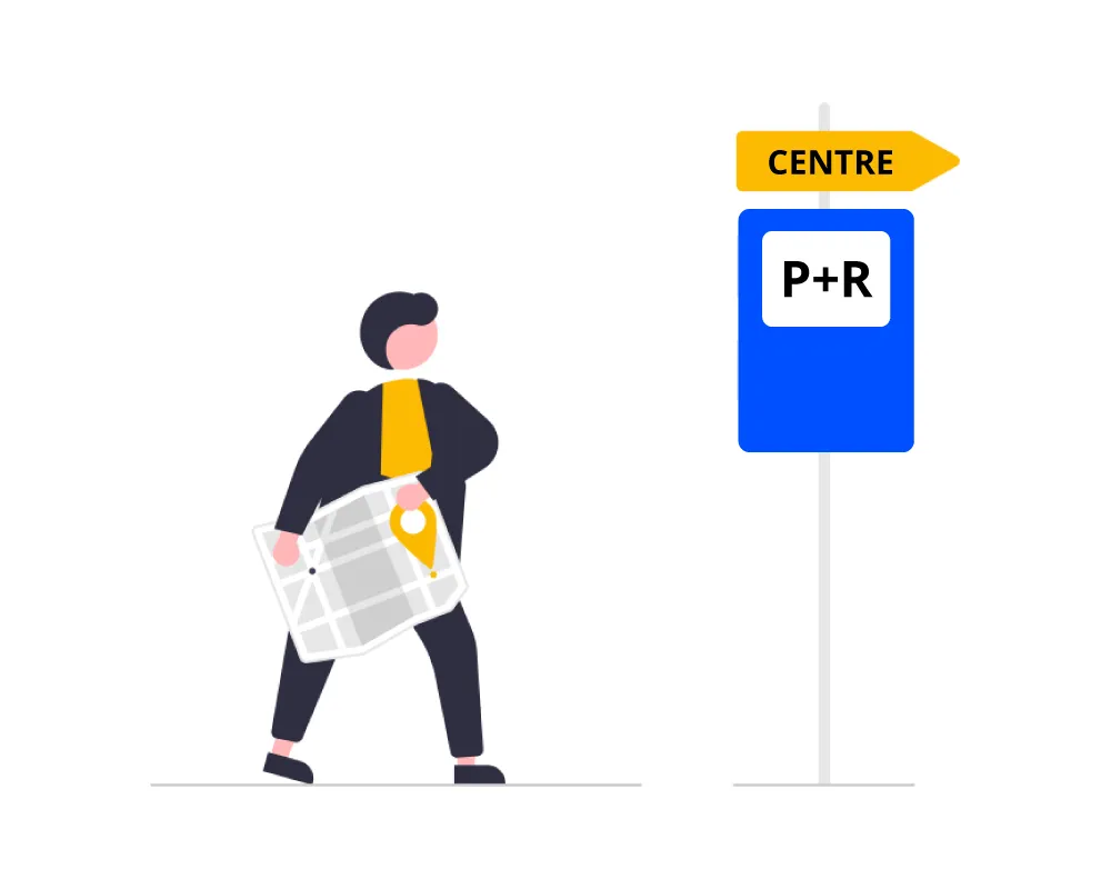 Parkoviště P+R (Park and Ride)